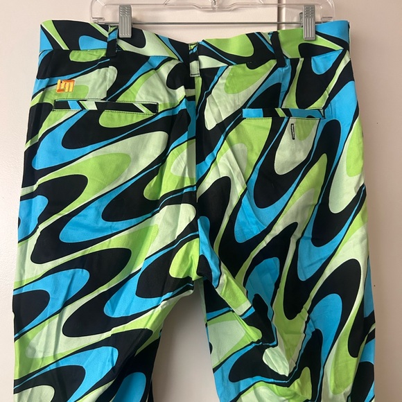 Loudmouth Blue and Green Men’s Pants, 34x30L - Picture 7 of 13
